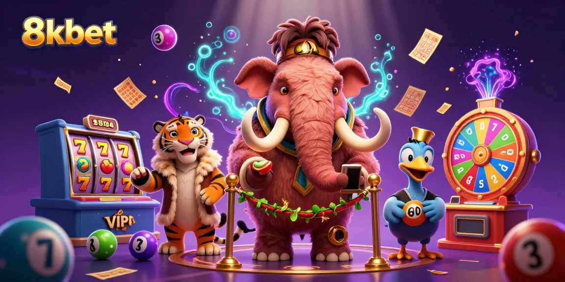 Experience exhilarating gameplay with 8xbet, featuring vibrant characters and dynamic casino elements.