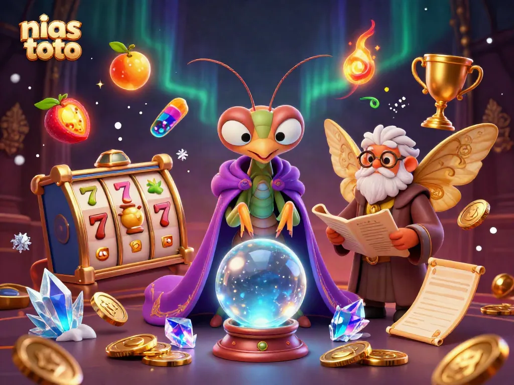 Genggam peluang besar di nias toto dengan simbol jackpot dan keberuntungan dalam permainan slot.