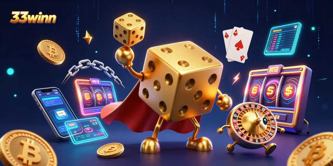Experience thrilling gameplay at 33winn with dynamic 3D casino characters and vibrant gaming elements.