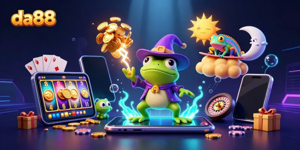 Experience the thrill of da88, where games come alive with vibrant characters and golden coins in a dynamic casino world.