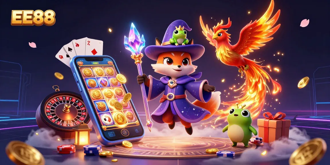 Play exciting casino games at EE88 with interactive visuals and dynamic elements.