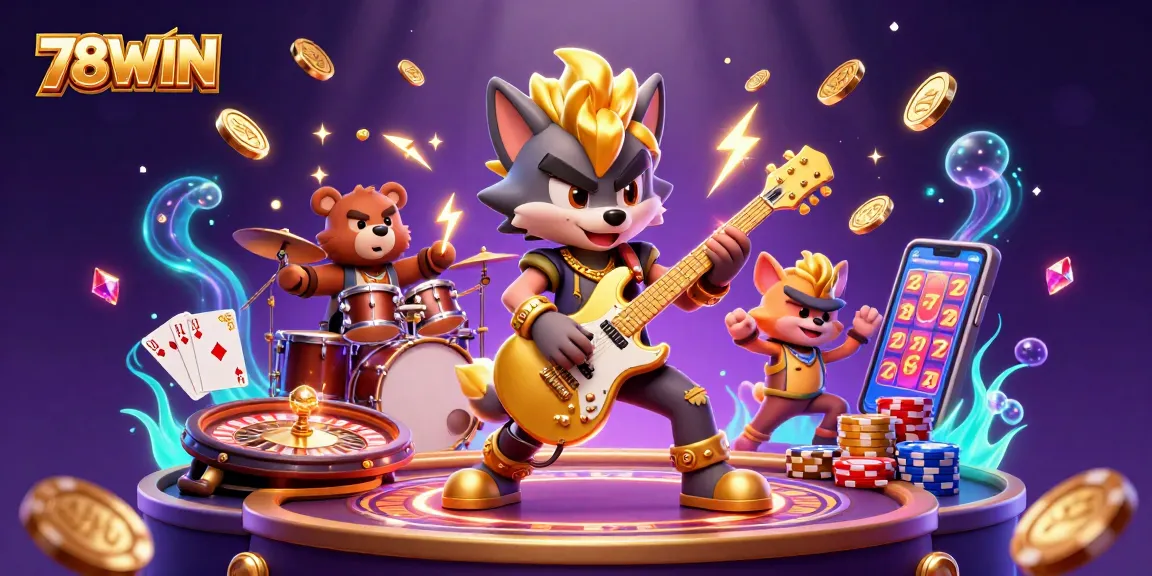 Engage with thrilling slots and fish shooting games at 78WIN, featuring vibrant visuals and dynamic gameplay.
