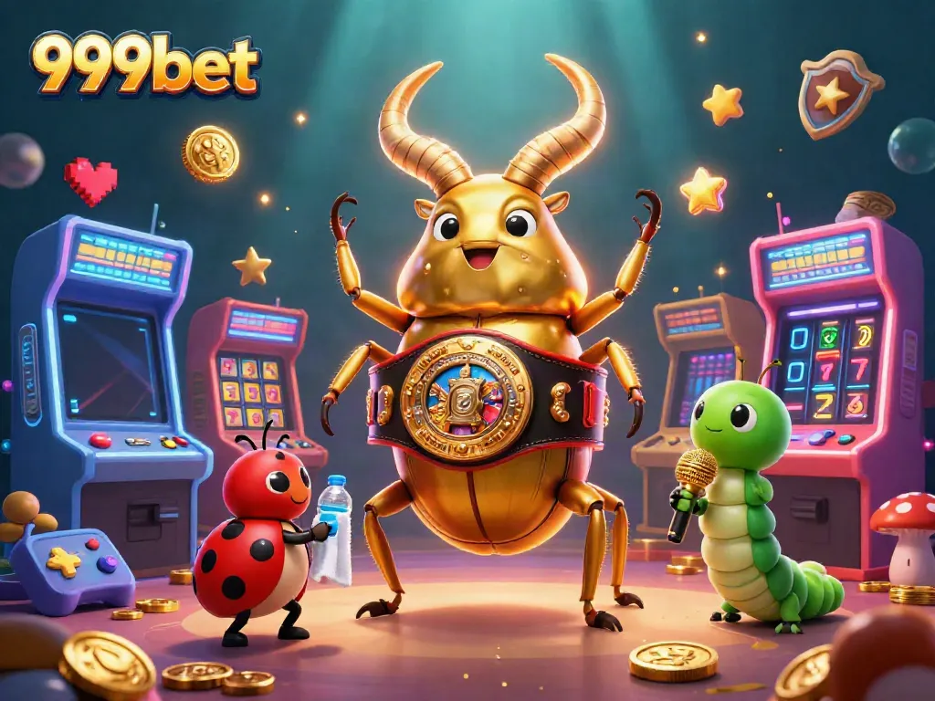 Engage with 999bet's exciting online gaming experience featuring vibrant casino-themed characters.