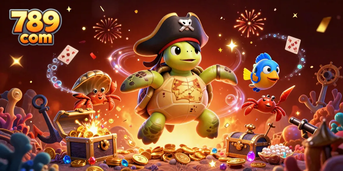 Experience thrilling gaming adventures at 789 com with vibrant underwater treasures and colorful casino elements.
