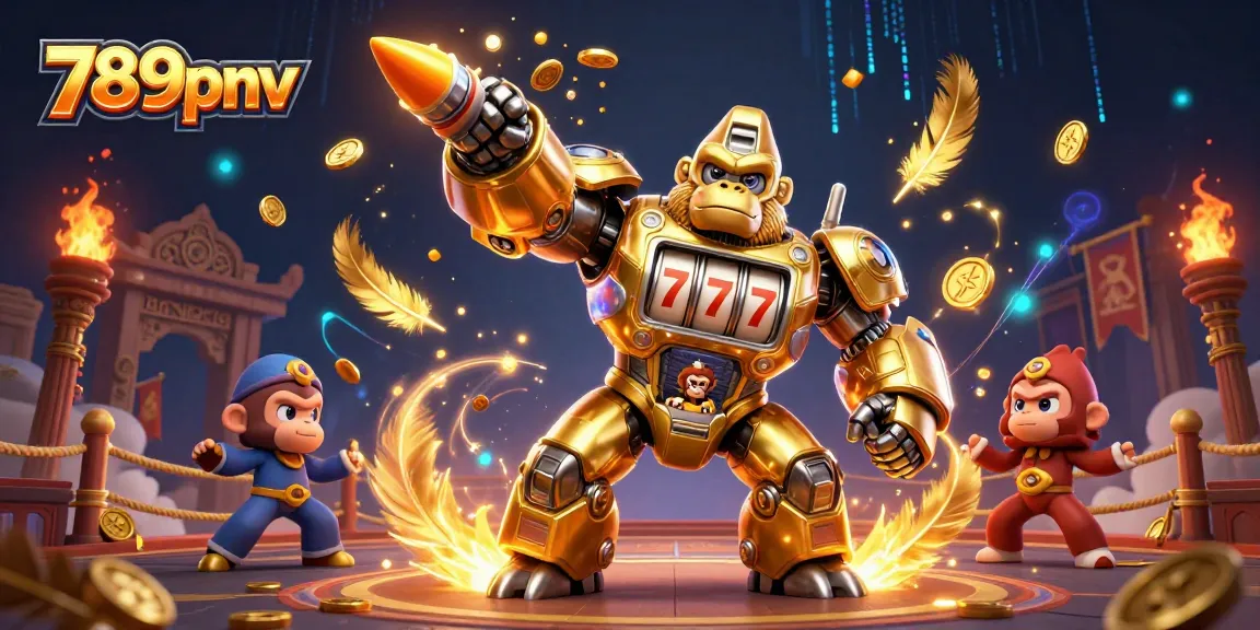 Experience the thrill of 789pnv in a dynamic 3D casino scene featuring action-packed elements.