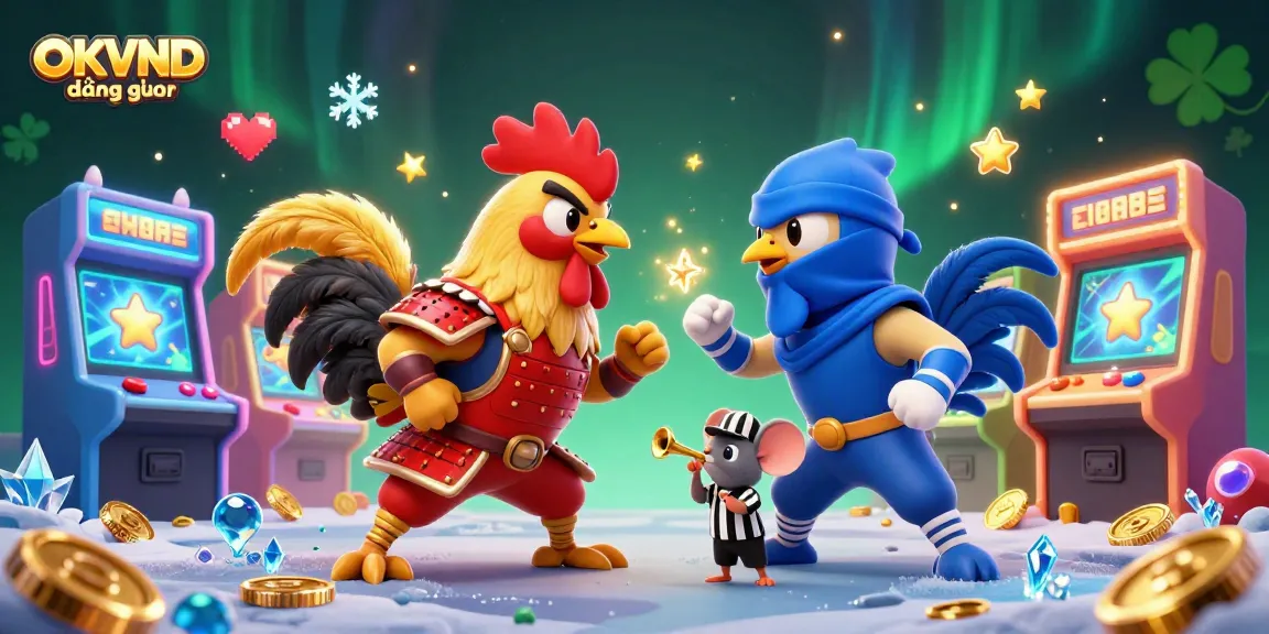 Engage with OKVND đăng nhập for an epic casino showdown featuring fighting roosters and arcade thrills.