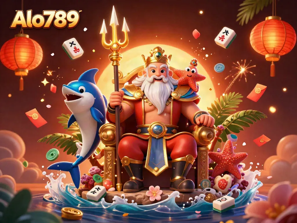 Experience thrilling gameplay at Alo789, featuring captivating Neptune with vibrant game elements.