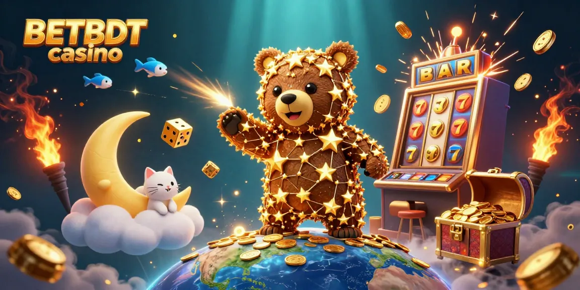 Experience excitement with BETBDT casino’s vibrant jackpot scene featuring animated characters and dynamic game elements.