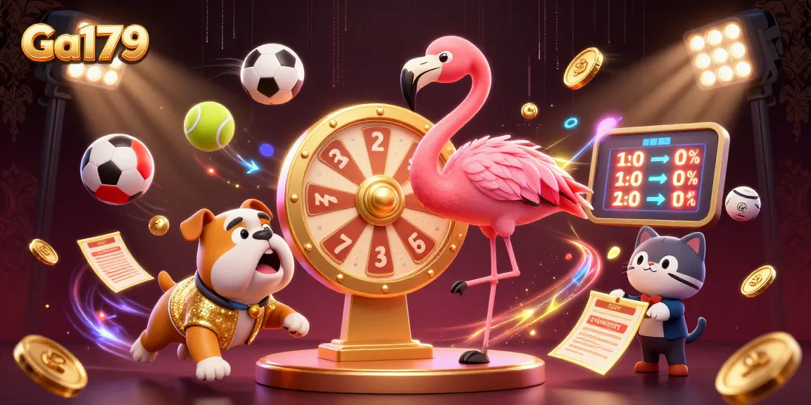 Experience Ga179 excitement with a dynamic scene of a game show host revealing prizes