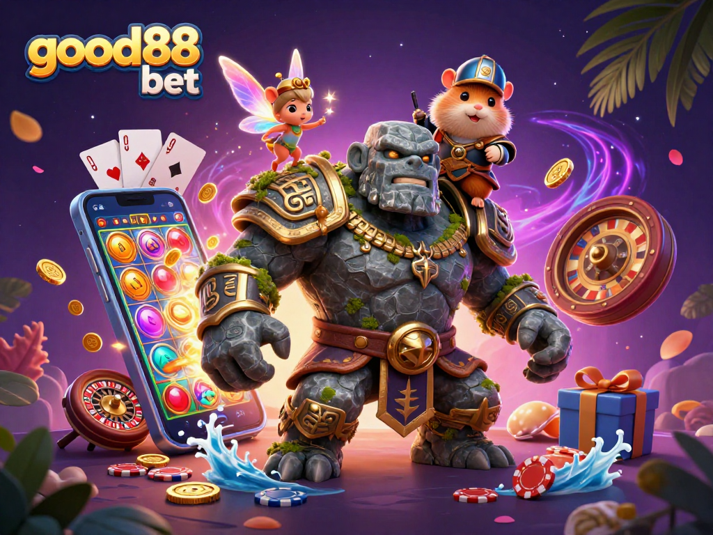 Play exciting games and win big at good88 bet with vibrant visuals and engaging characters.