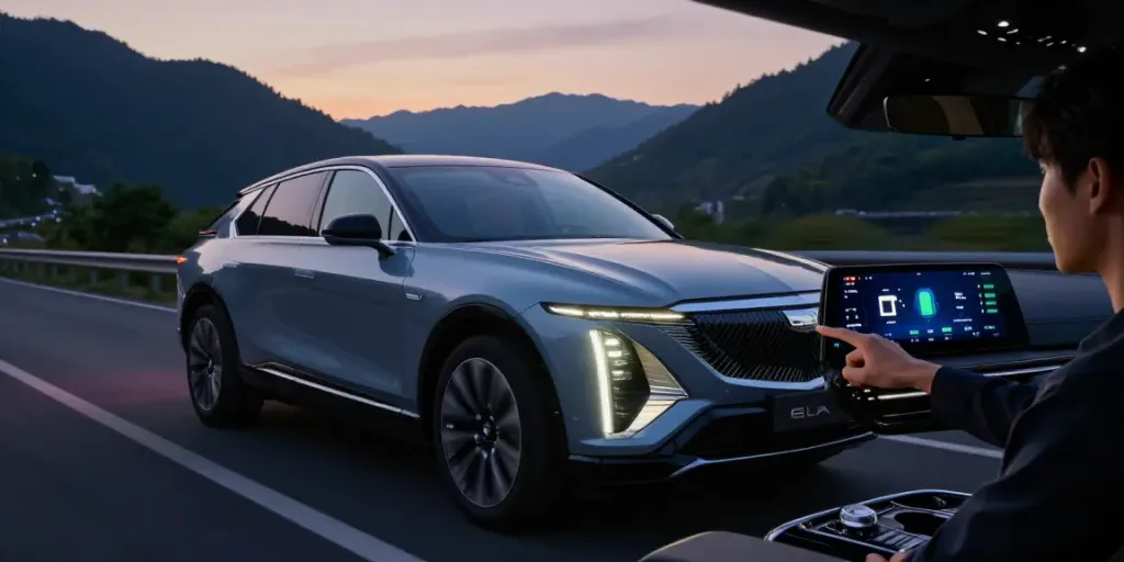 Do the Driving Modes in the Cadillac Lyriq Offer Different Ranges or Battery Usages? Explore the Lyriq's features on a scenic drive.