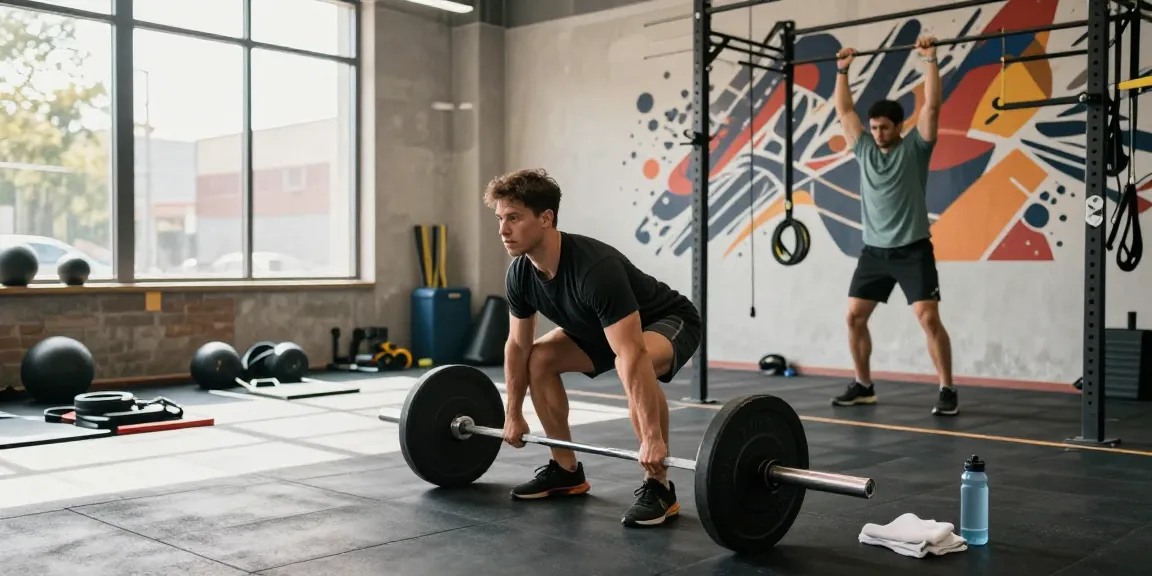 Training mit Prime Pharma Steroids für Muskelwachstum in einem modernen Fitnessstudio