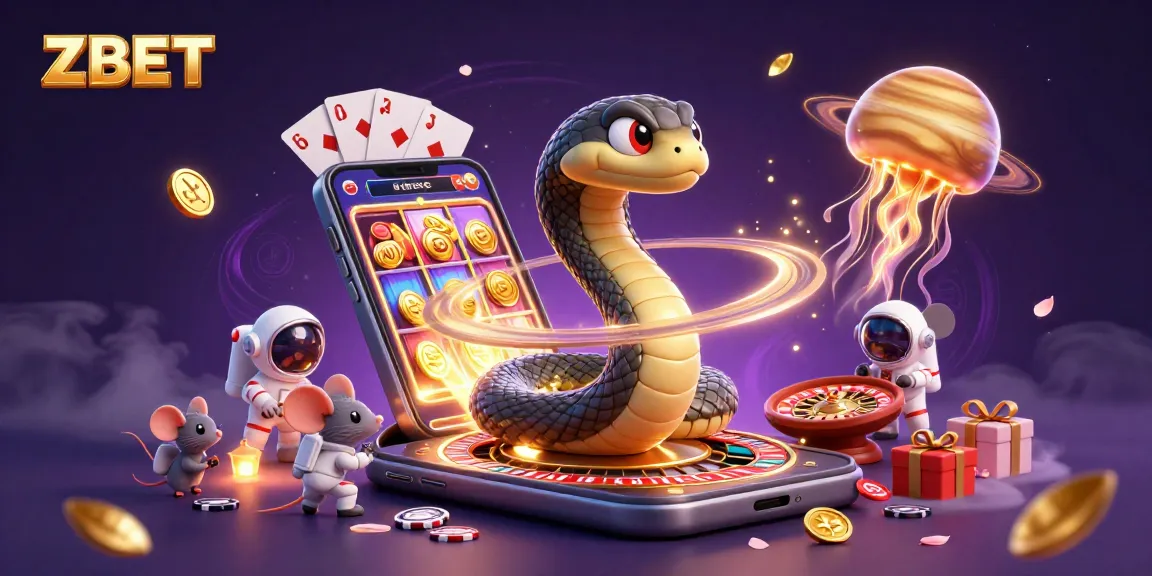 ZBET highlights an exciting 3D casino game scene with vibrant characters and dynamic elements.