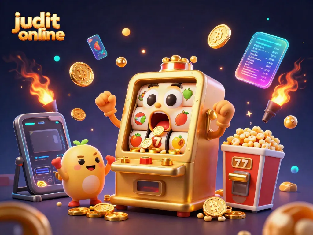 Menangkan judi slot online dengan jackpot dan koin emas berjatuhan di Halobet.