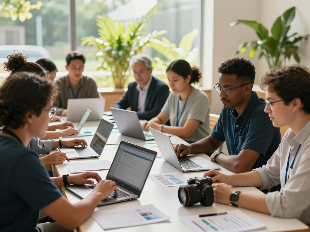 Öffentliche und gemeinnützige Einrichtungen Kommunen arbeiten an digitalen Barrierefreiheitsprojekten mit gemeinschaftlichen Ansätzen.